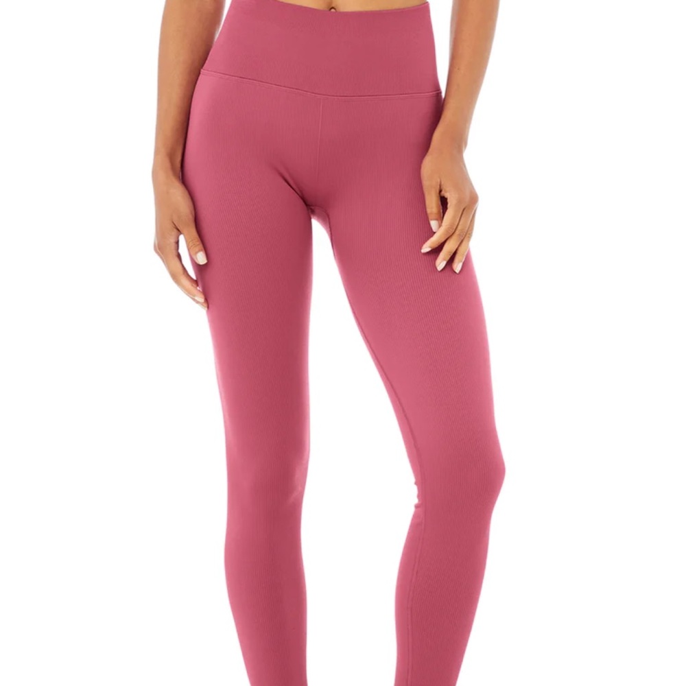 Alo yoga seamless High-Waist Ribbed Legging size xs